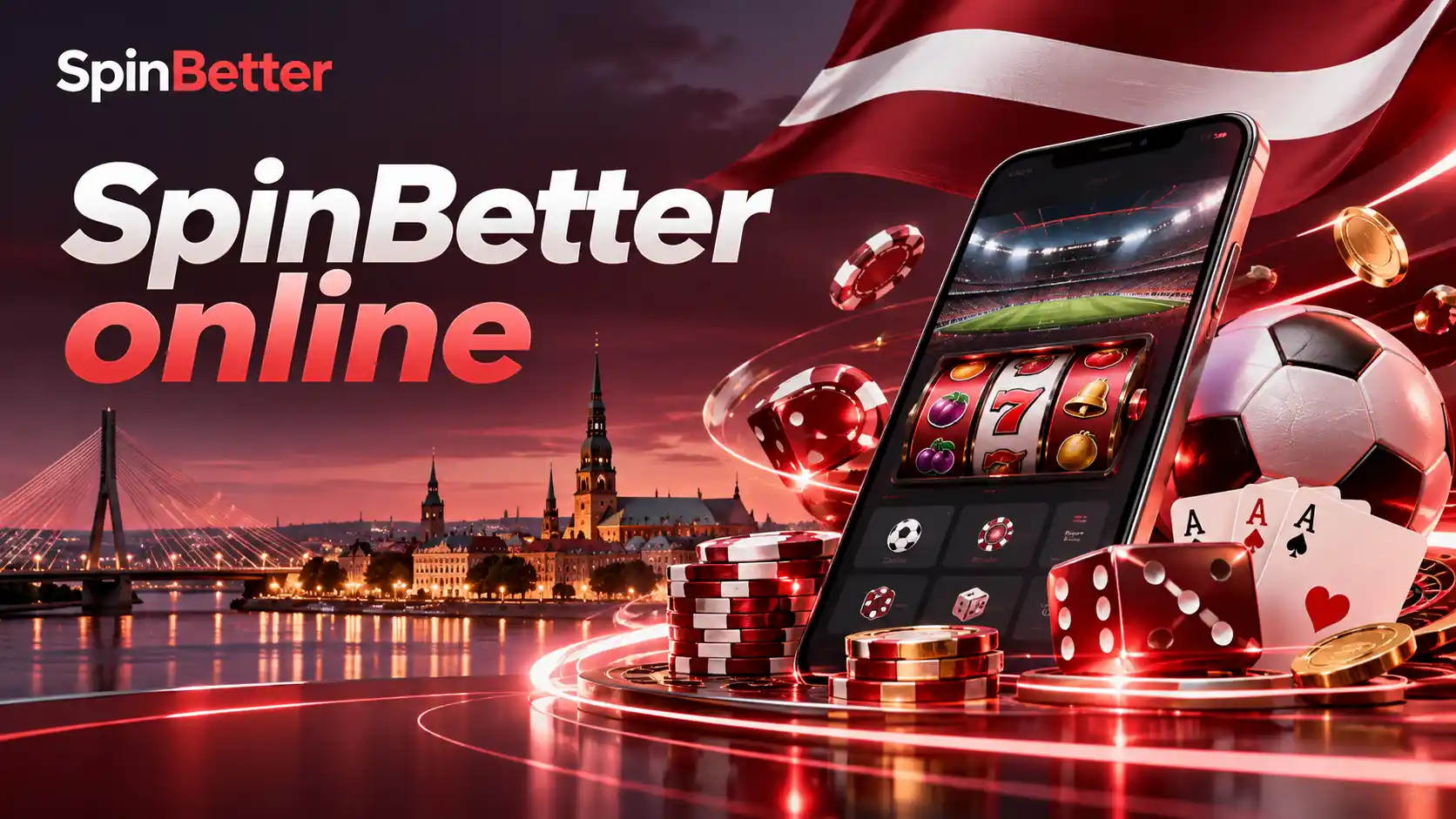 SpinBetter Latvijā: kazino, sports un konts eiro vienā vietā