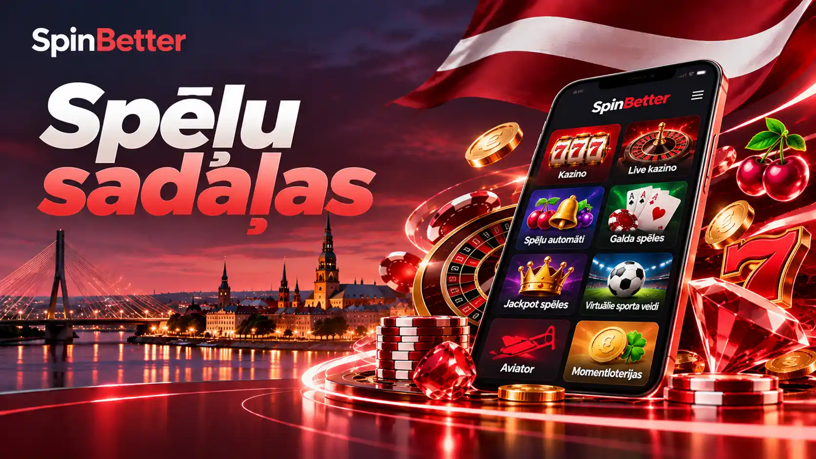 SpinBetter casino lobby: spēļu sadaļas un žanri